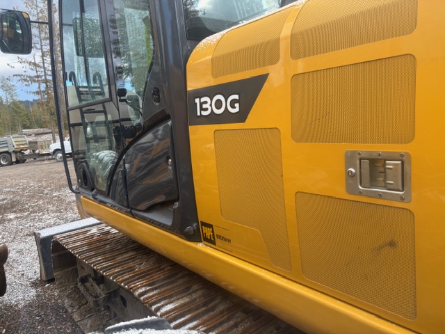 John Deere 130G large excavator on Idaho job site